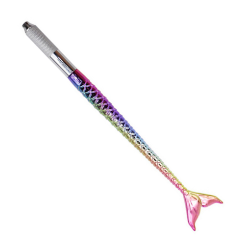 Microblading Manual Pen - Mermaid Silver Tip